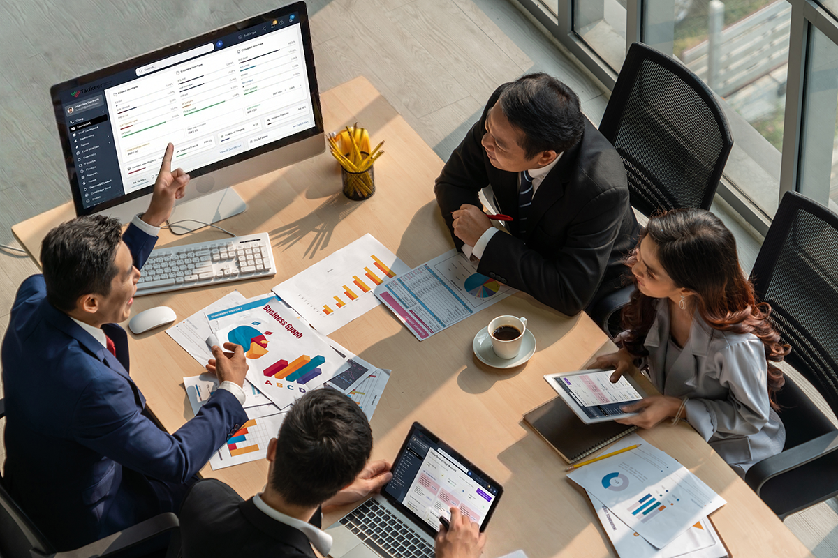 AiPSoft CRM sales pipeline dashboard
